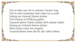 Fantasy - Tausend kleine Seen Lyrics
