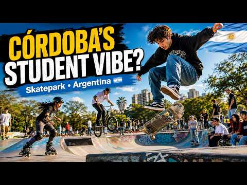 Why Córdoba Feels So Young 🇦🇷 Exploring the City’s Skatepark with Our Kids