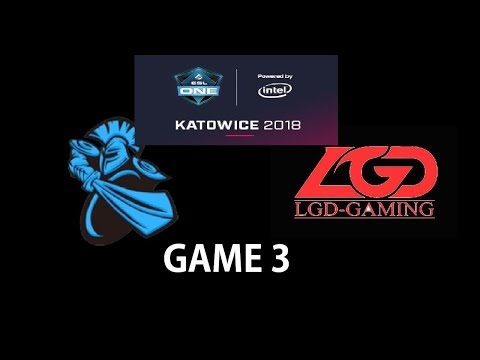 Newbee VS LGD GAMING Game 3 Katowice 2018 Intel Highlights