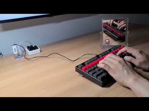 LZ MX MINI w/ Lubed Cherry Brown Typing Sounds