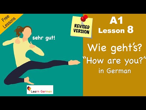 A1 Lesson 1 | Begrüßungen | Greetings | German for beginners | Learn German