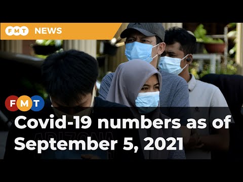 Covid-19 numbers as of September 5, 2021