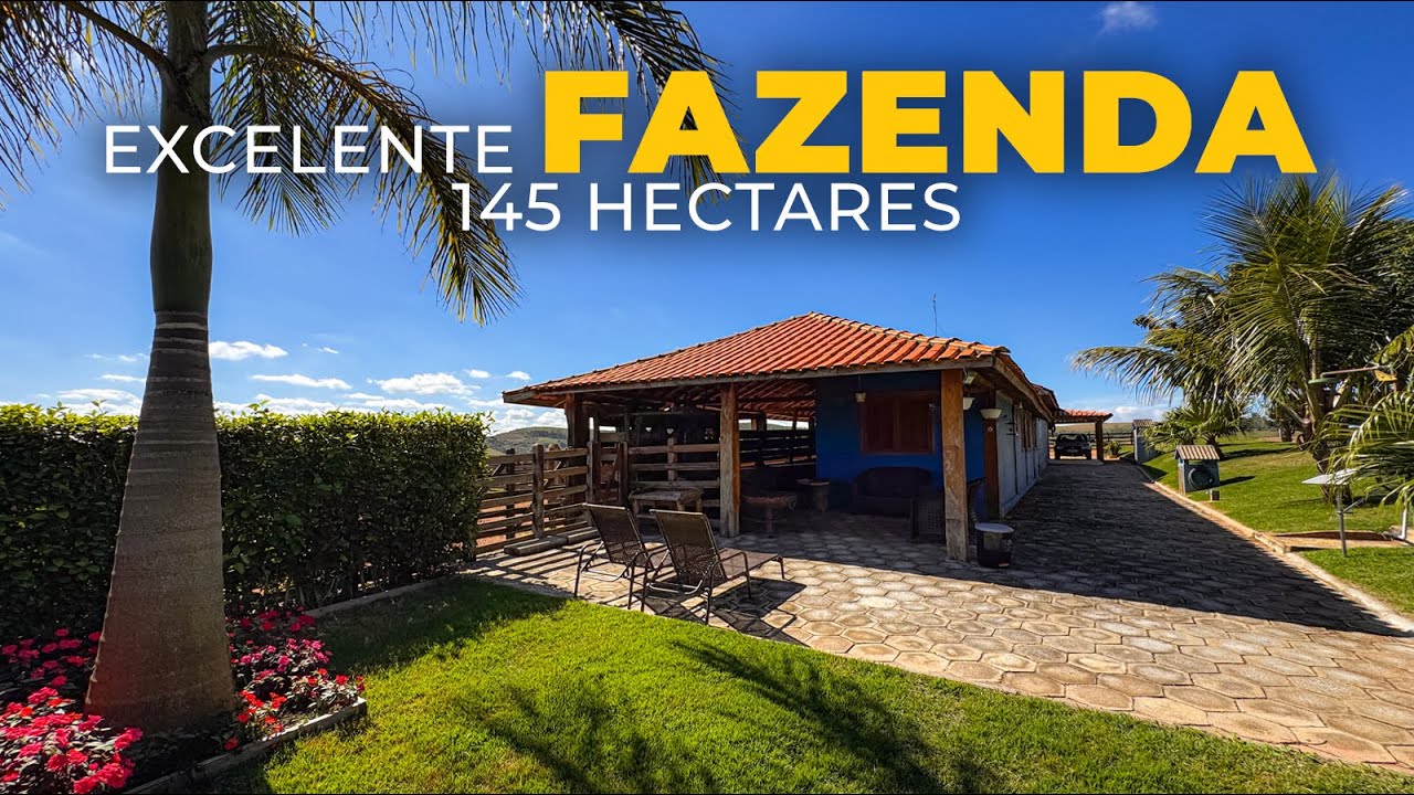 EXCELLENT 145 HECTARE FARM, LIVESTOCK, FORMED PASTURE, LOTS OF WATER