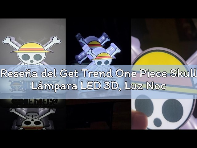 Vídeo relacionado con Get Trend One Piece Luces LED 3D Guirnalda 10 Piezas, Luces LED Blancas Sombrero de Paja, Funciona con Pilas, 2 Modos de Luz, Decoración Habitación y Dormitorio, Regalo Anime