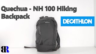 Decathlon QUECHUA NH 100 Hiking Backpack 10L | Unboxing + Test | Dark Grey