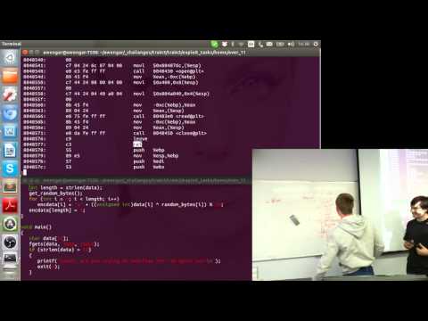 Train binary exploitation 4. ROP