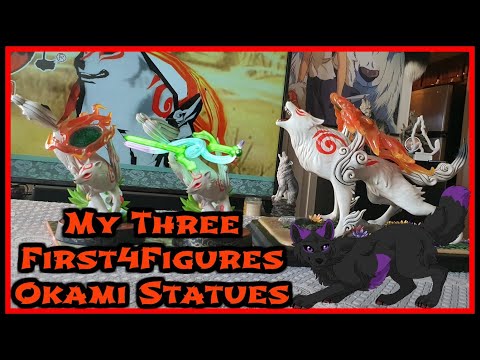 My Three First4Figures Okami Statues