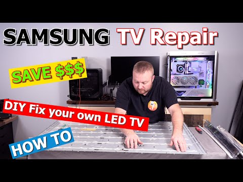 Samsung Smart TV backlight LED replacement - Can it be fixed?