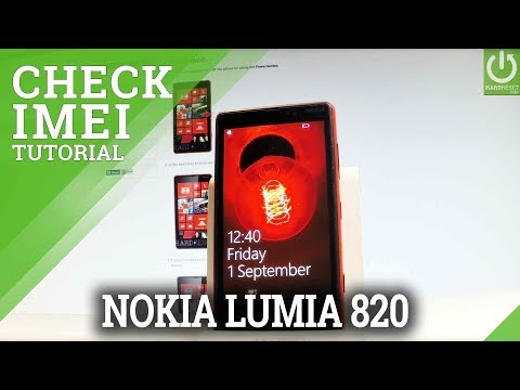How to Get Access to IMEI in NOKIA Lumia 820 - IMEI Info