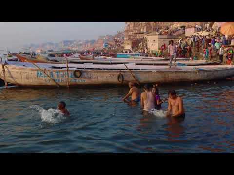 sunrise at ganges river