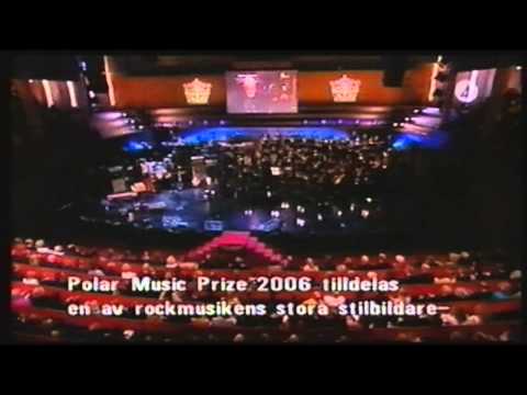 Jon Lord giving Led Zeppelin the Polar Lifetime Achievement Award