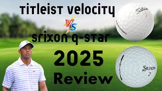 Titleist Velocity vs Srixon Q Star for High Handicappers Review and Comparison