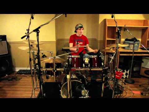 basement studio drum mic test