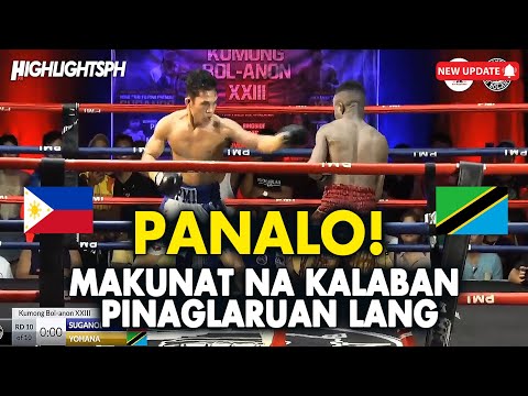 NEW FIGHT:  Di Umubra ang Makunat na Tanzanian! Regie Suganob vs Mchanja Yohana