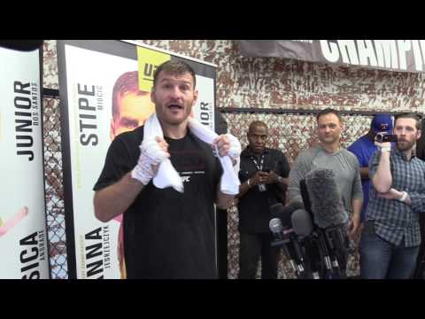 Stipe Miocic Schools Ariel Helwani