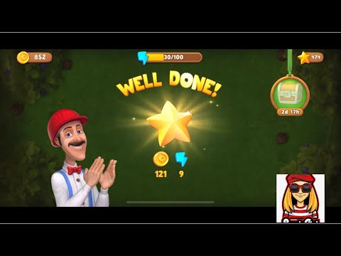 Gardenscapes level 4954-4957