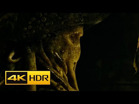 Davy Jones and Calypso scene 4k HDR - Pirates of the Caribbean: At World's End (2006)