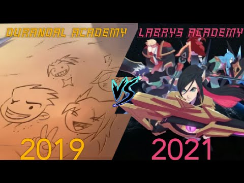 Battle Academia - Durandal Academy (2019) vs Labrys Academy (2021) - Animated Openings Tráilers