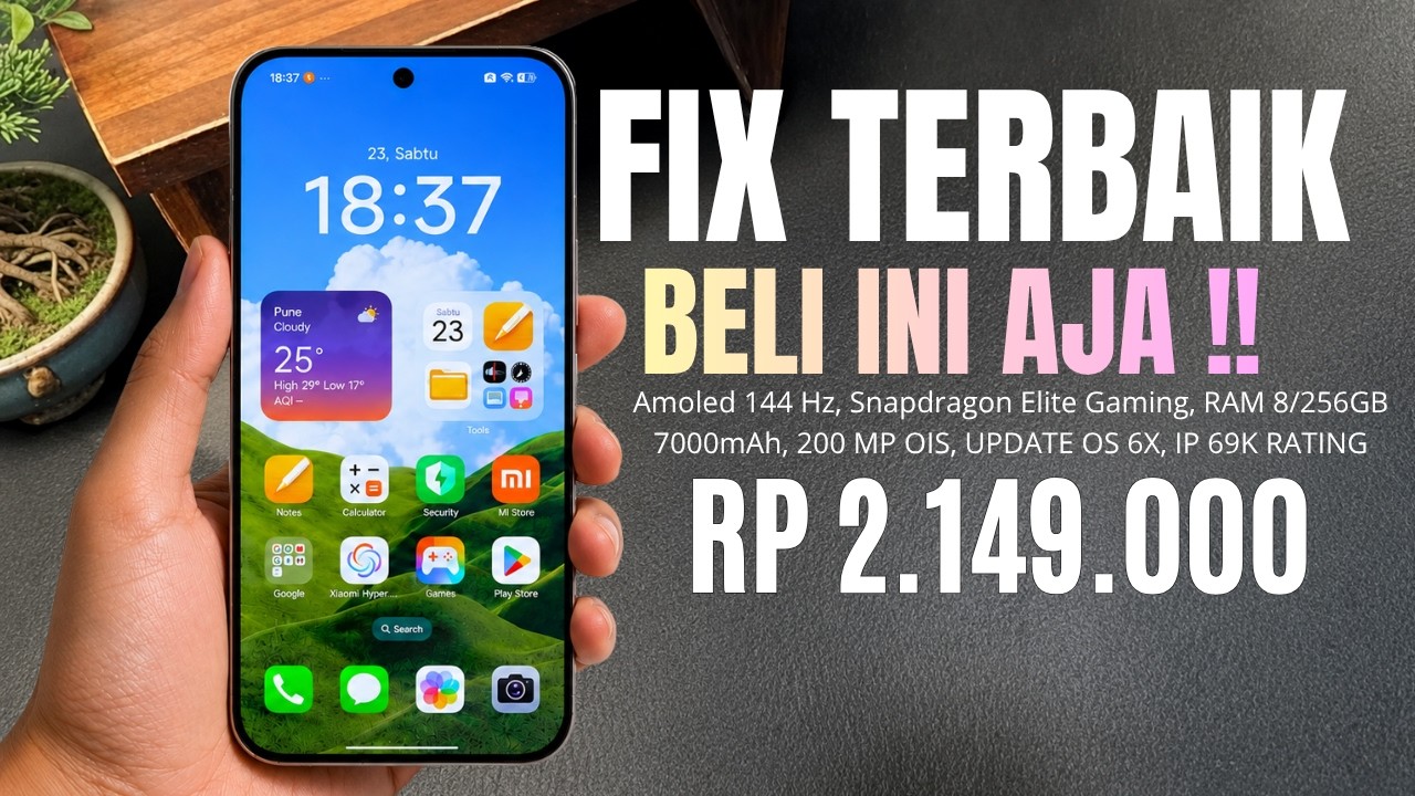 NAH INI BARU MEWAH‼️RAM 8/256 GB, 200 MP OIS - HP 2 JUTAAN TERBAIK DAN TERBARU JUNI 2026