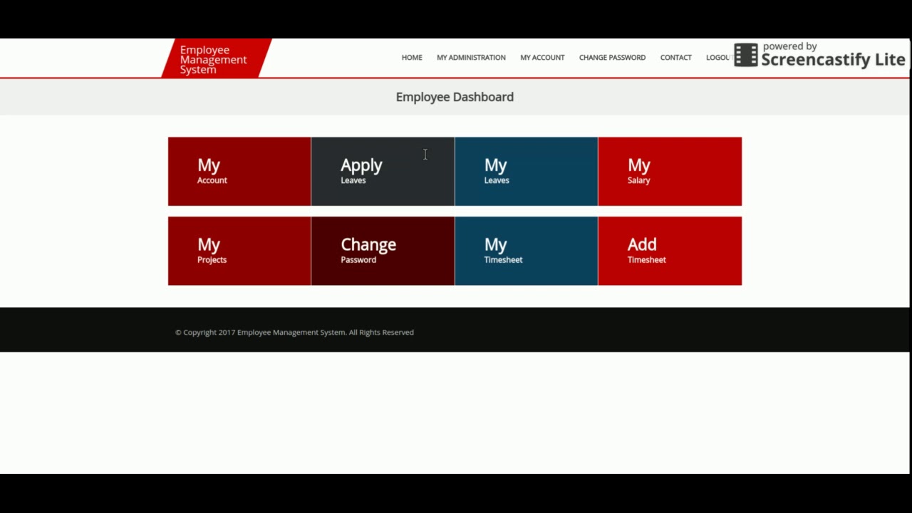 AngularJS, PHP and MySQL Project on Employee Management System