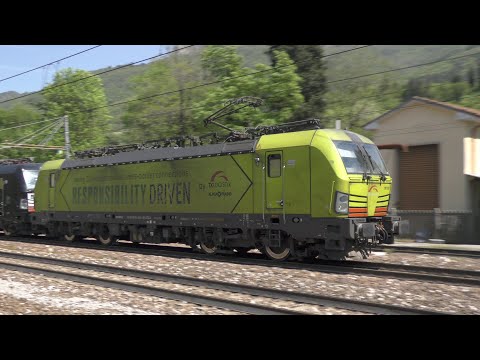 2018-04-21 Ferrovia del Brennero - Transiti di primavera 8/9 - Stazione di Peri