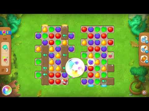 Gardenscapes 931 Level - 18 moves - NO BooSTERS