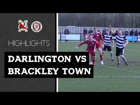 Darlington 1-1 Brackley Town - Vanarama National League North - 2019/20