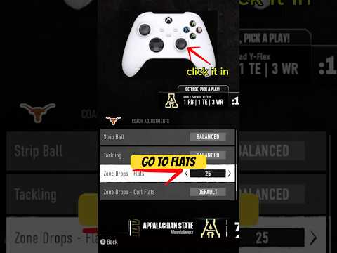 How To SHUT DOWN Corner Routes in College Football 26! 🔒 (STILL WORKS) #shorts