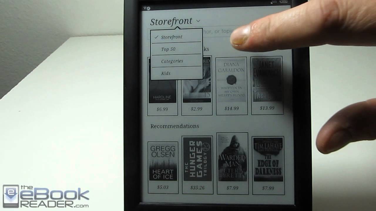 Sony Reader Kobo eBook Store Tutorial