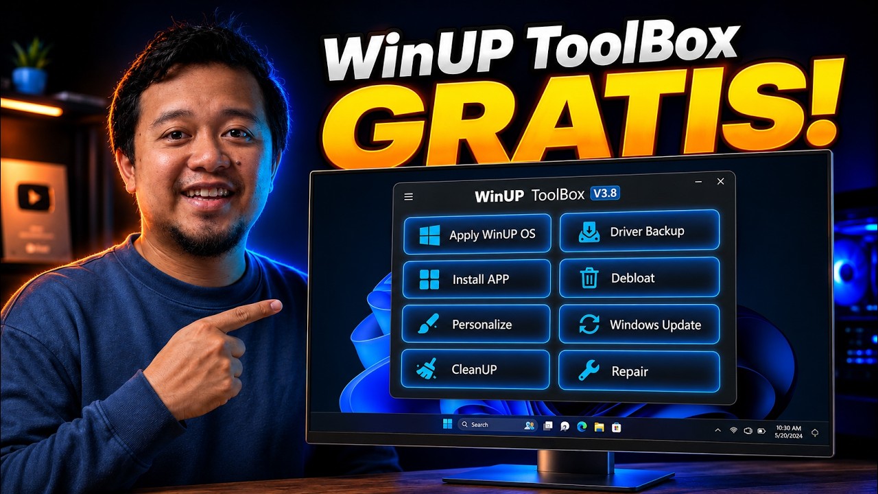 AMAZING! Windows Lemot Pakai TOOLS GRATIS  Ini Jadi KENCANG   WinUP ToolBOX