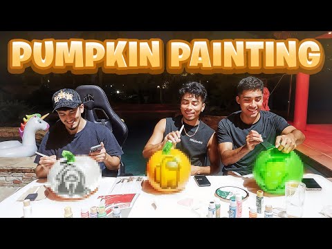 PAINTING PUMPKINS WHILE SPILLING TEA!! (EXPOSING OUR TRUTHS)