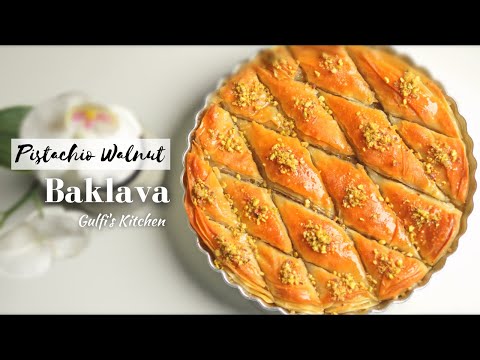 BAKLAVA | Pistachio Walnut Baklava | Make at Home | Easy Step by step recipe