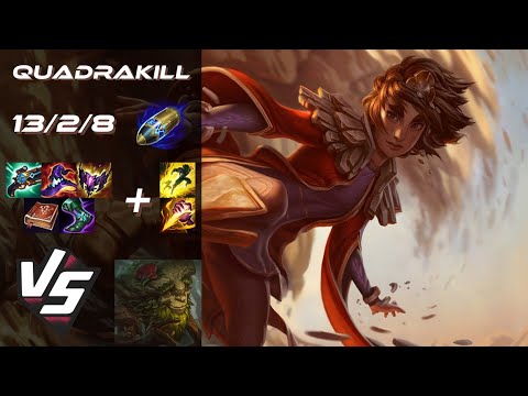 JUNGLE Taliyah vs Ivern [QUADRAKILL] - NA Grandmaster Patch 14.9