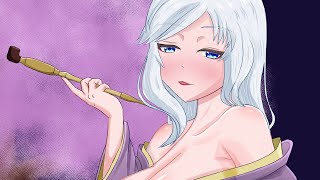 和服イラスト描く