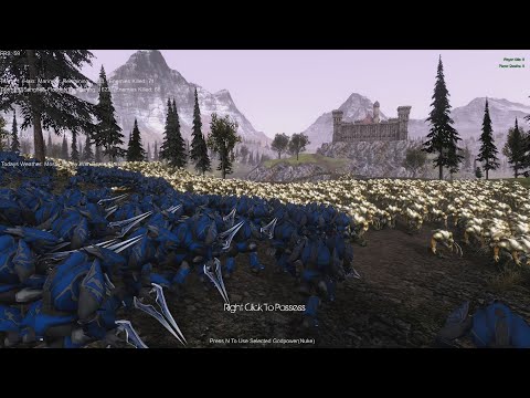 Halo 1 UNSC & Covenant Vs Flood Massive Ai Battle