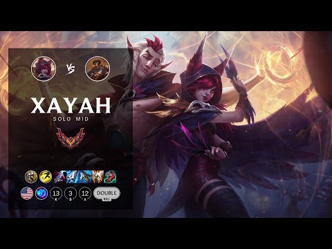 Xayah Mid vs Viktor - NA Grandmaster Patch 12.8
