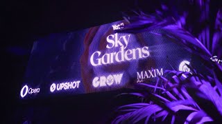 An Epic Night at Sky Gardens - Yat Party Bitcoin Miami