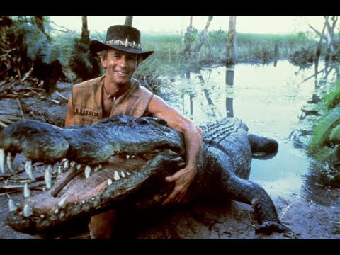 Crocodile Dundee: Attacked by a large crocodile