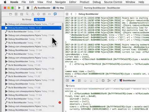 Xcode Sometimes Logs XPC entries, Sometimes Not