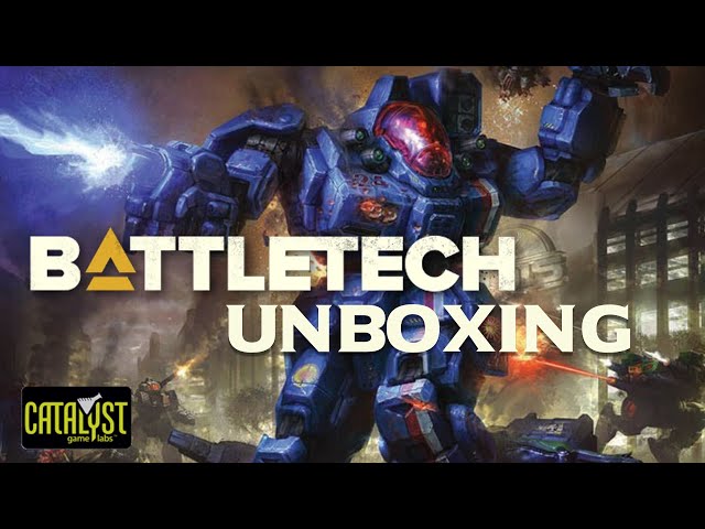 Vídeo relacionado con BattleTech Game of Armored Combat 40th Anniversary by Catalyst Game Labs, Strategy Board Game, for 2 Players and Ages 14+