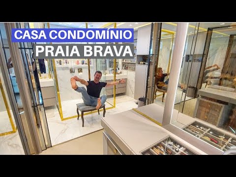 Linda Casa Mobiliada Condomínio Horizontal Praia Brava - vídeo