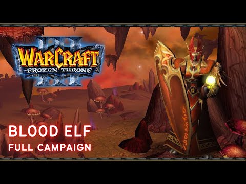 Warcraft III: The Frozen Throne - Blood Elf Full Campaign All Chapters Complete Walkthrough Longplay