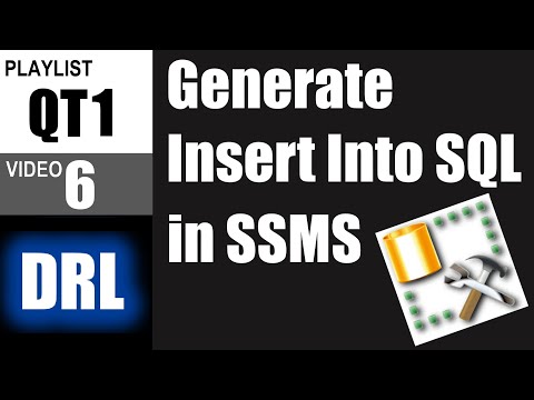 Sql Server Insert Into Script