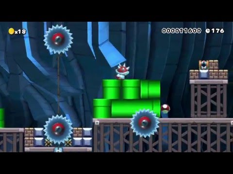 A Lonely Grave Down the Old Mine by Kev - SUPER MARIO MAKER - No Commentary