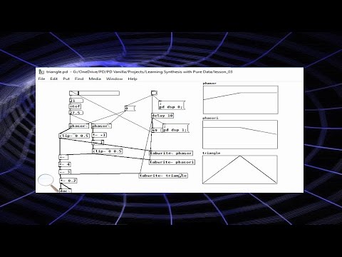 Learning Synthesis with Pure Data Series 01 Lesson 03 - Waveshaping and Phasing