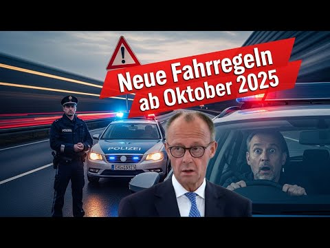 📅 Ab 12. Oktober 2025: Neue Fahrregeln in Deutschland – 5 wichtige Änderungen!