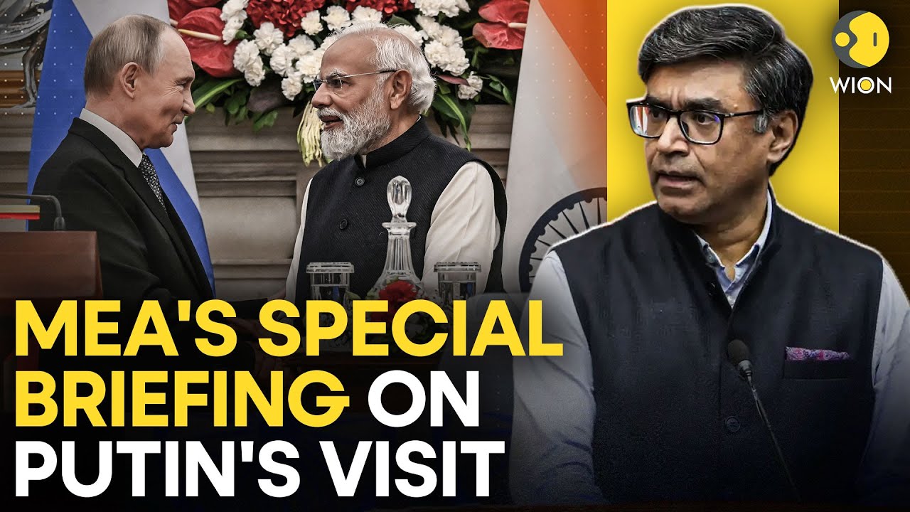 Putin India Visit LIVE: Special Briefing By MEA On The State Visit Of Putin To India | WION