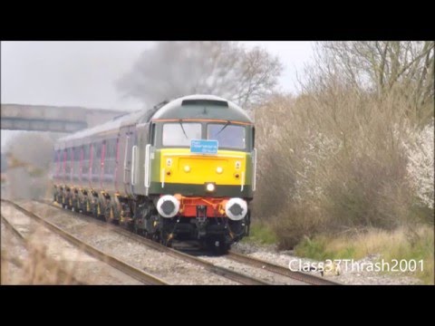Class 47 47830 'Beeching's Legacy' through Treddington
