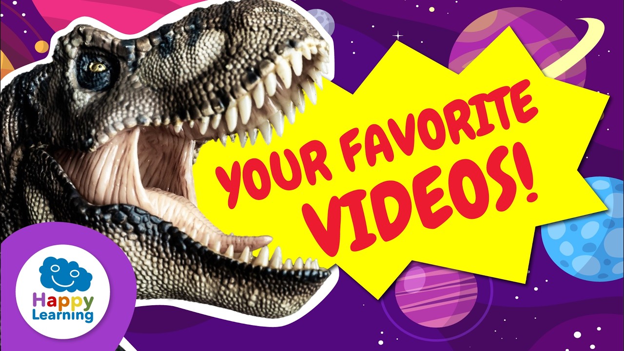 🦖 Discover DINOSAURS, the SOLAR SYSTEM and the HUMAN BODY | Educational Videos | @HappyLearningEN