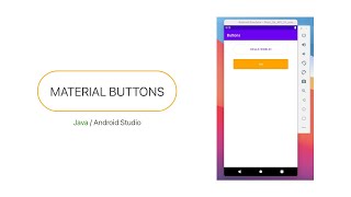🥵 Красивые кнопки - Material Button | Java/Android Studio 👀
